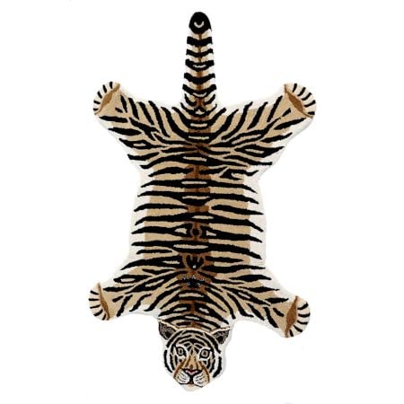 Hand Tufted Rug Wool Tiger Rug For Home Decoration